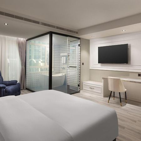 Tryp By Wyndham New Taipei Linkou 新北林口爵怡溫德姆酒店機場捷運mrta9林口站 Kültér fotó