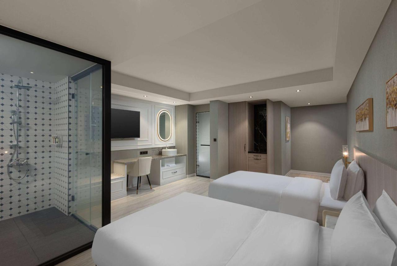 Tryp By Wyndham New Taipei Linkou 新北林口爵怡溫德姆酒店機場捷運mrta9林口站 Kültér fotó