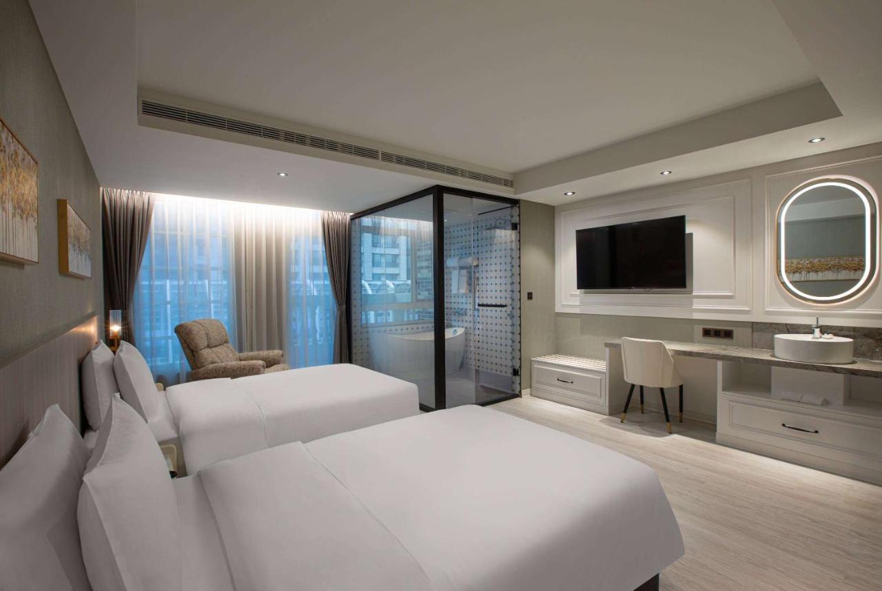 Tryp By Wyndham New Taipei Linkou 新北林口爵怡溫德姆酒店機場捷運mrta9林口站 Kültér fotó