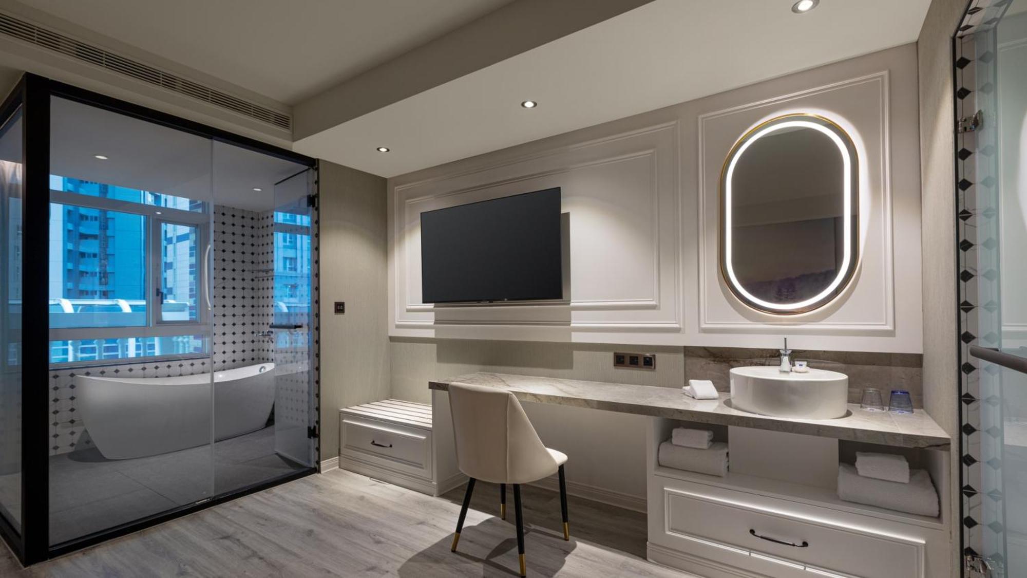 Tryp By Wyndham New Taipei Linkou 新北林口爵怡溫德姆酒店機場捷運mrta9林口站 Kültér fotó
